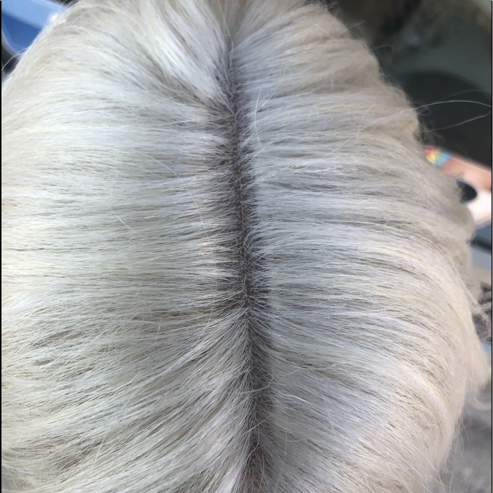 Ice White Wig Long soft Swisslace Lacefront wig - Picture 5 of 8